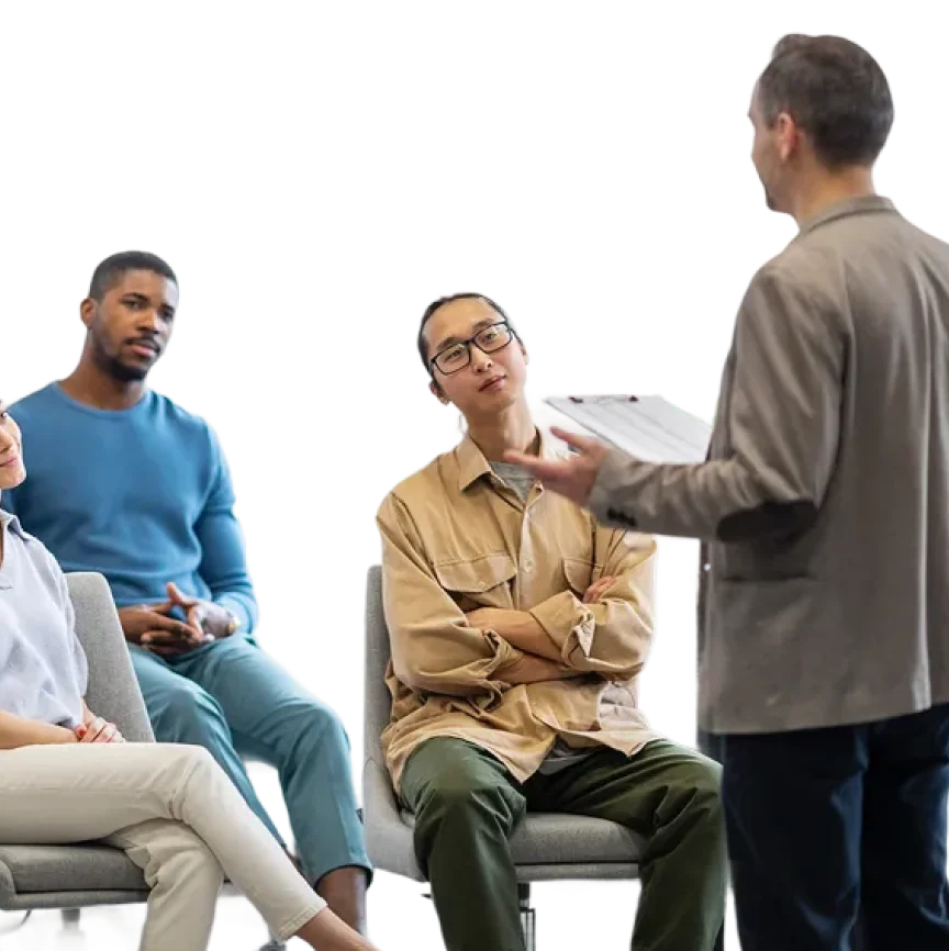 Séance de coaching INFPF avec des apprenants