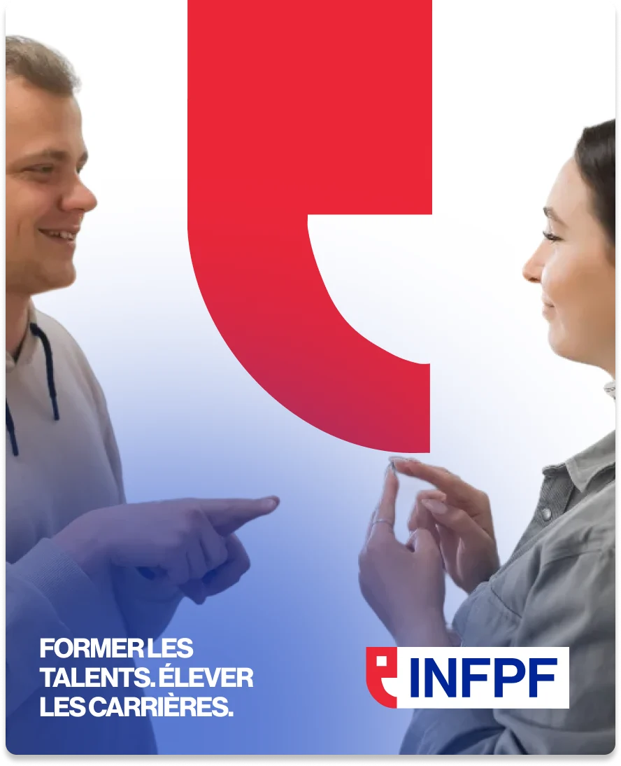 Coach INFPF accompagnant une apprenante